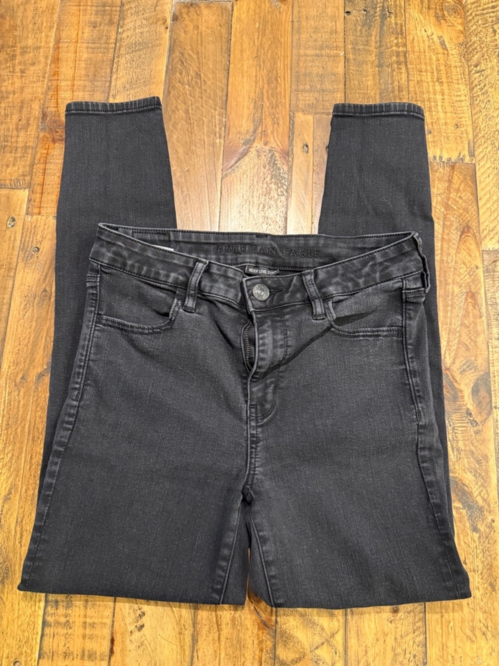 American Eagle Outfitters Black Women's Jeggings - High-Rise Stretch